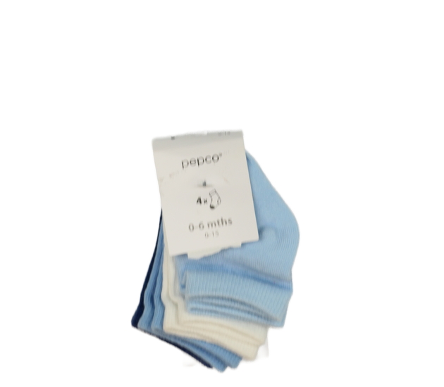 Nové baby ponožky 4 páry 0-6 měsíců