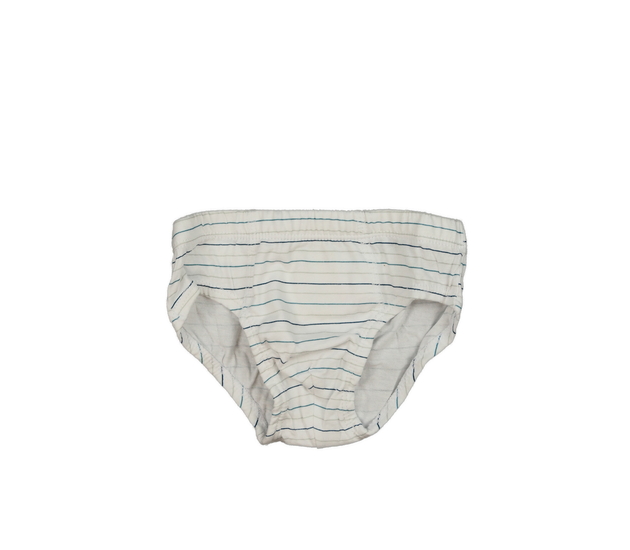 Nové bílé pruhované slipy Zara