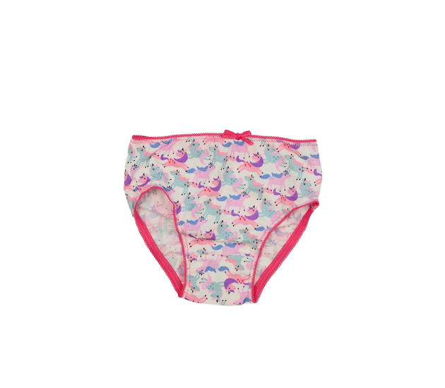 Nové bílé kalhotky s jednorožci