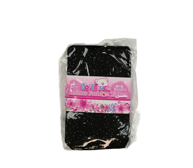 Nové černé lesklé silonky 2 ks 