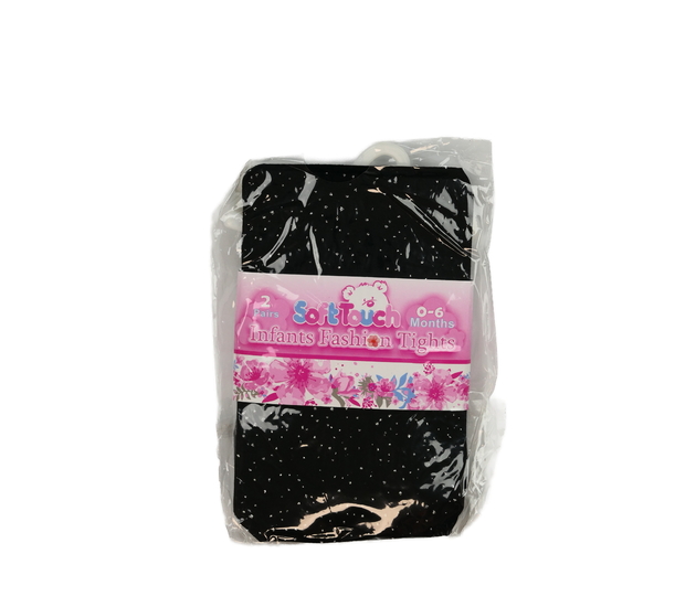 Nové černé lesklé silonky 2 ks 