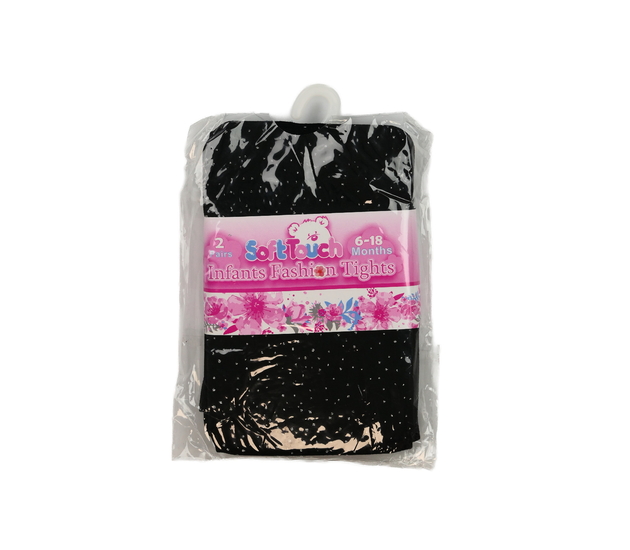 Nové černé lesklé silonky 2 ks 