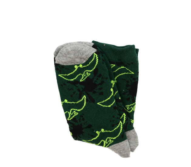 Nové zelené vzorované ponožky EUR 37-39
