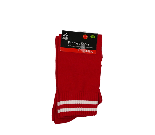 Nové červené fotbalové ponožky EUR 45-48