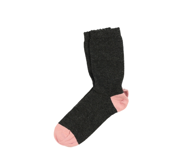 Nové šedo-růžové ponožky EUR 39-42