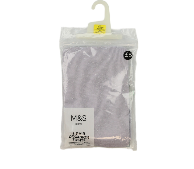 Nové fialové lesklé silonky M&S