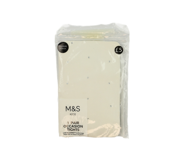 Nové krémové silonky s kamínky M&S