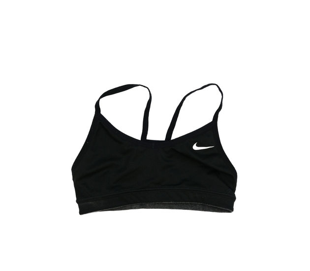 Černo-šedá oboustranná podprsenka Nike 