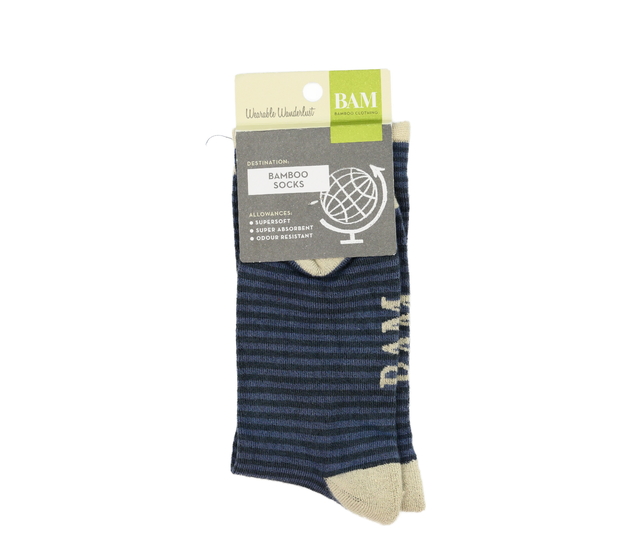 Nové modré bambusové ponožky EUR 37-40