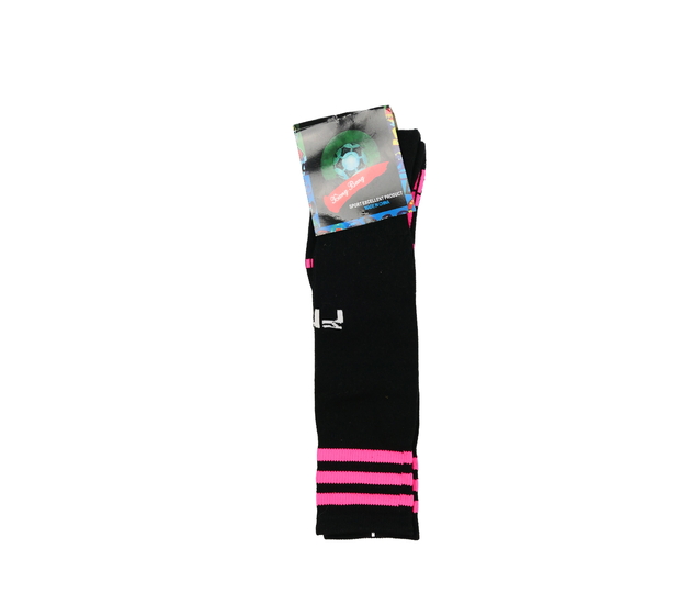 Nové černo-růžové fotbalové ponožky EUR 31-34