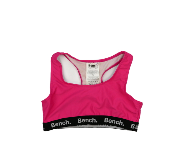 Růžová sportovní podprsenka Bench