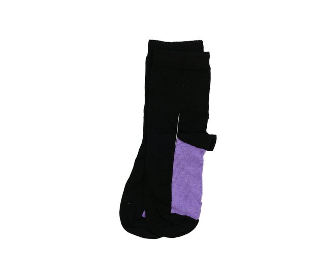 Nové černo-fialové ponožky EUR 31-36