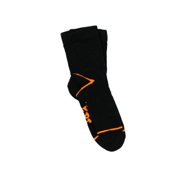 Nové černo-oranžové ponožky EUR 23-26