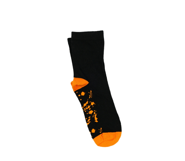 Nové černo-oranžové ponožky EUR 31-36
