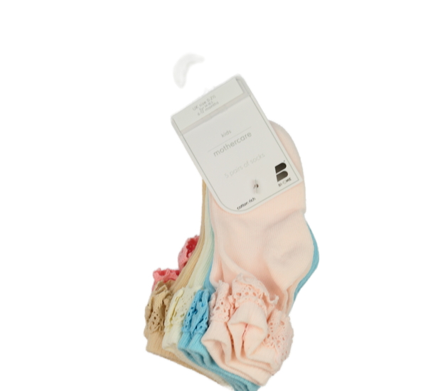 Nové baby ponožky 5 párů s krajkou Mothercare