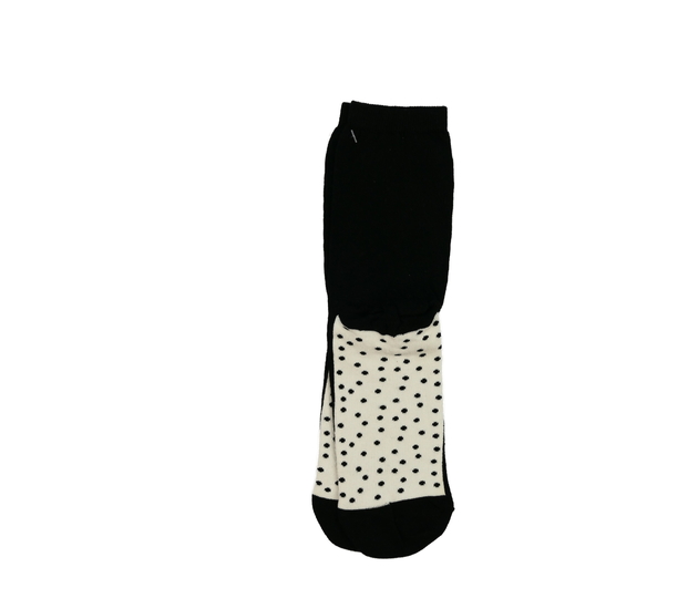 Nové bílo-černé ponožky EUR 37-40