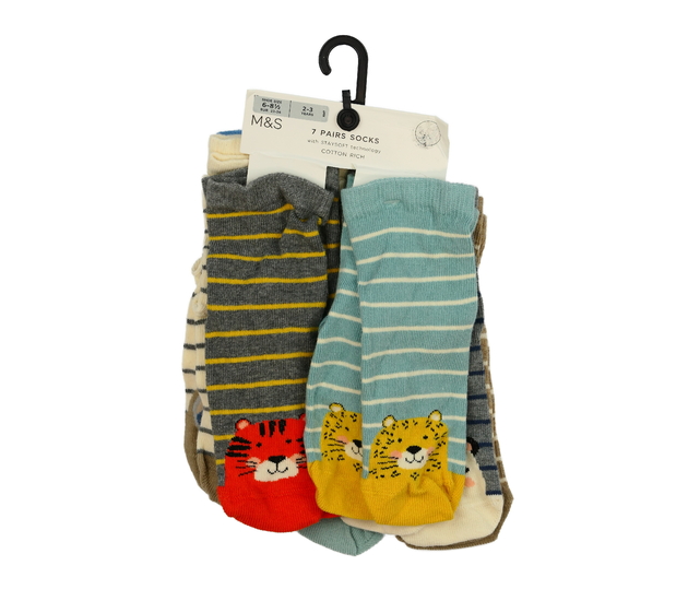 Nové ponožky 7 párů EUR 23-26 M&S