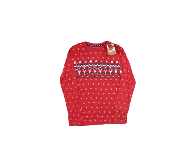 Nové červené vánoční pyžamové triko Primark