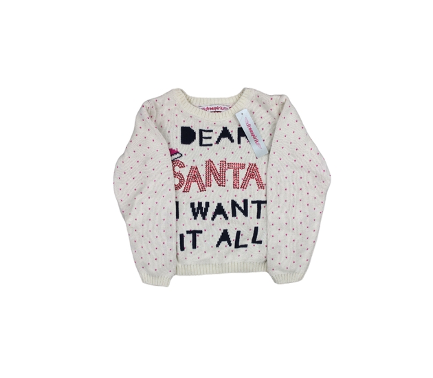 Nový krémový svetr 