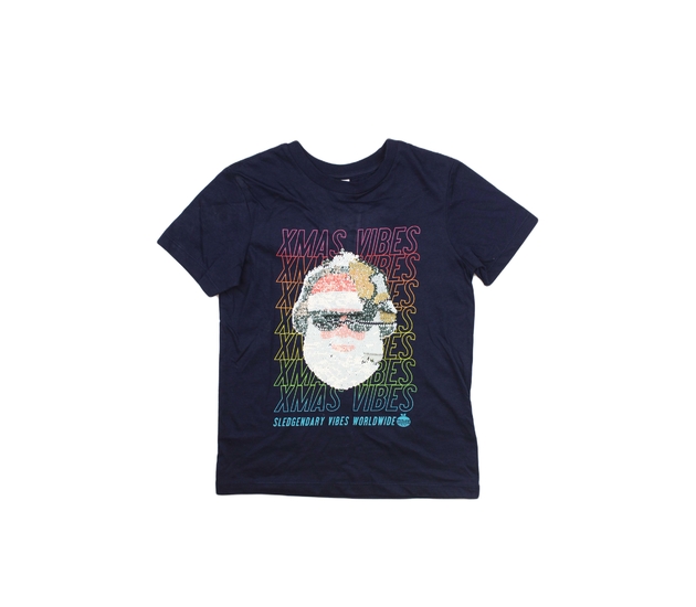 Modré vánoční triko s flitry George