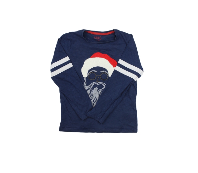 Modré vánoční triko M&S