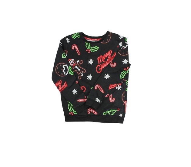 Hnědá vánoční mikina Tu