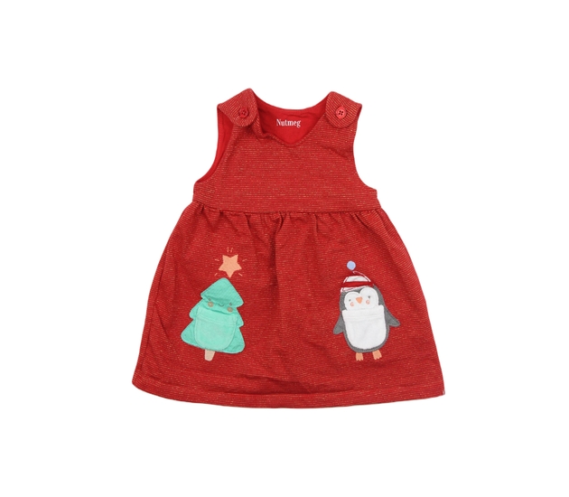 Červené vánoční šaty Nutmeg