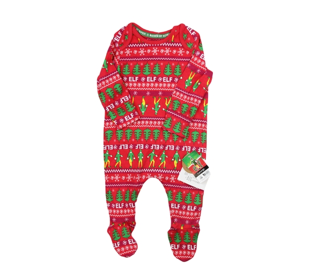 Nový červený vánoční overal George