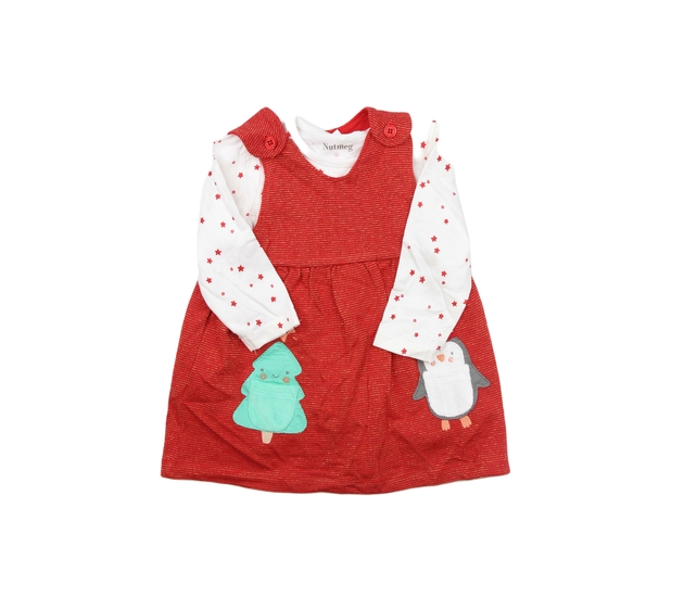 Vánoční sada šaty a triko Nutmeg