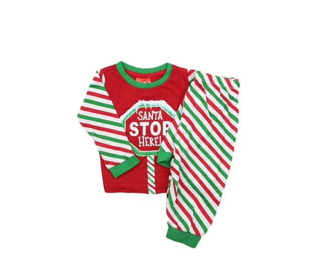 Vícebarevný vánoční pyžamový set 