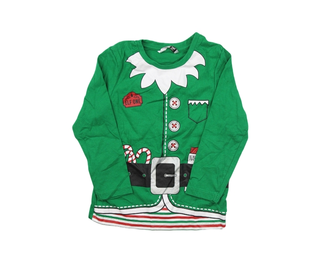 Zelené vánoční elfí triko 