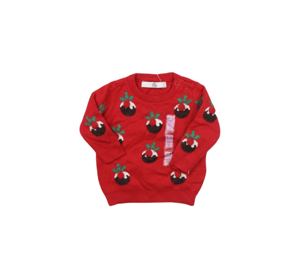 Nový vánoční červený svetr M&S