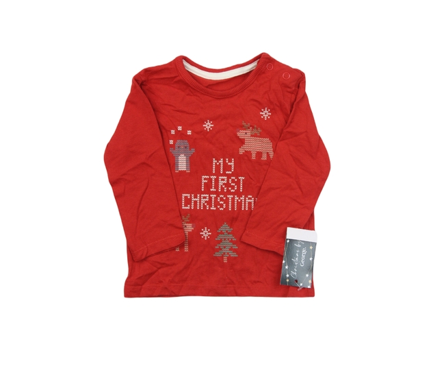 Nové červené vánoční triko George