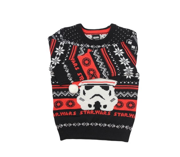 Černý vánoční svetr Star Wars