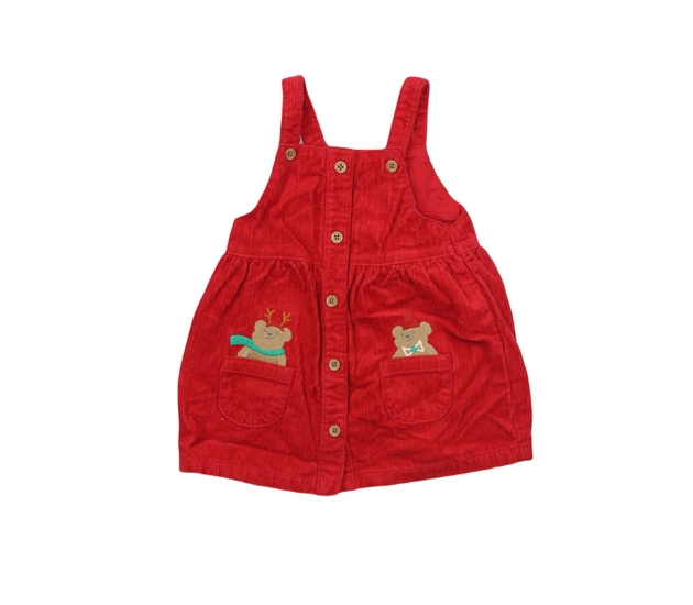 Červené vánoční šaty s medvědy M&S