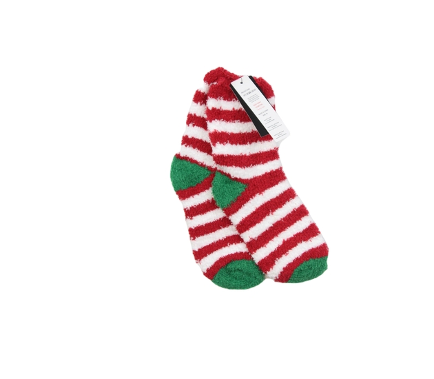 Nové pruhované chlupaté ponožky 