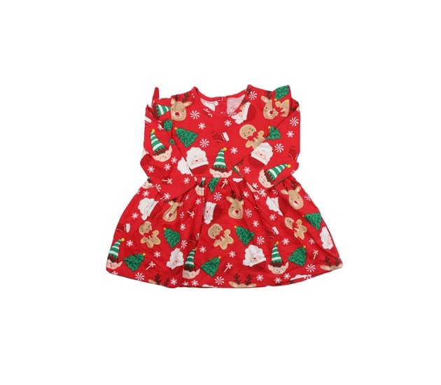 Červené vánoční šaty 