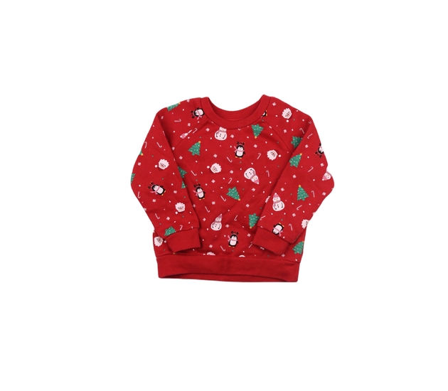 Červená vánoční mikina Primark