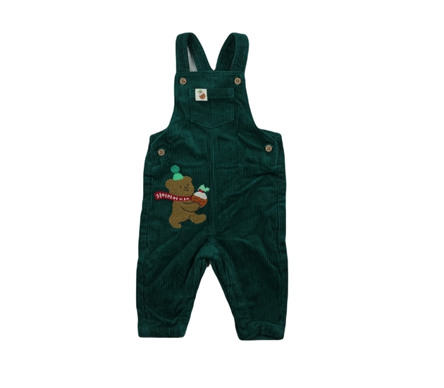 Zelené manžestrové vánoční kalhoty s laclem M&S