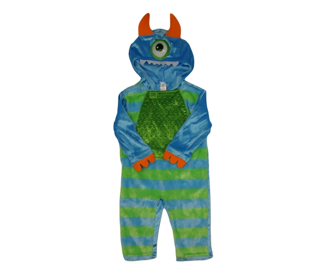 Modrý karnevalový overal příšerka Tu