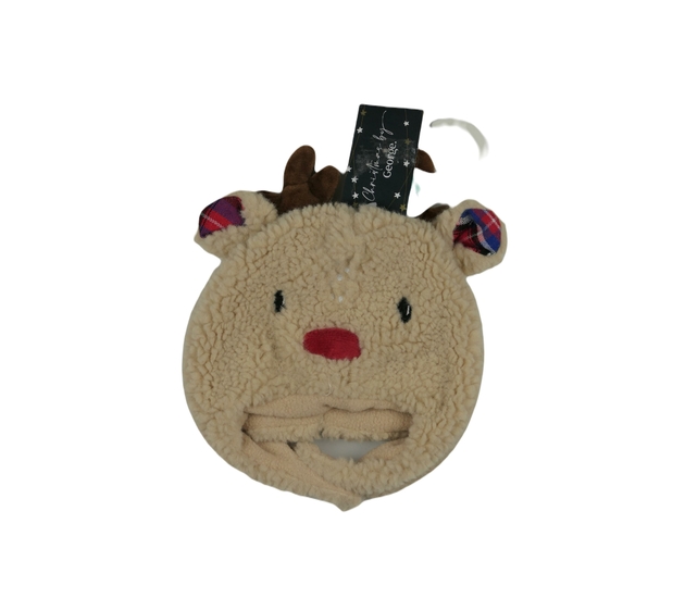 Nová hnědá vánoční čepice George