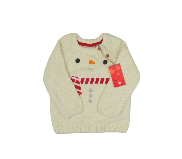Nový krémový vánoční svetr Mothercare