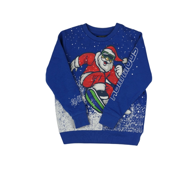 Modrý vánoční svetr Next