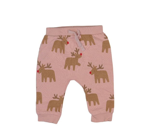 Růžové vánoční tepláky George