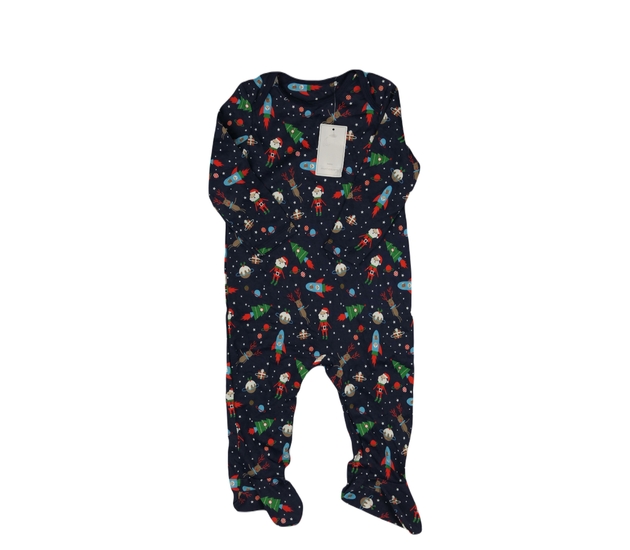 Nový modrý vánoční overal Mothercare