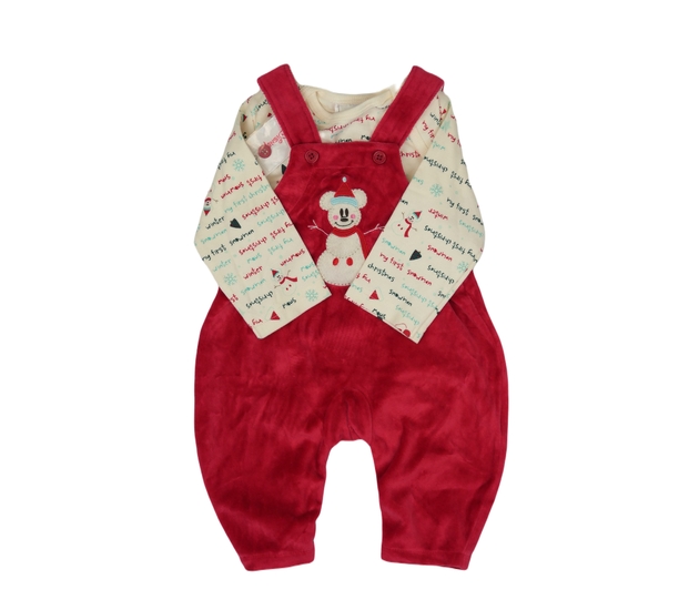 Nové krémové body a červené kalhoty s laclem Disne