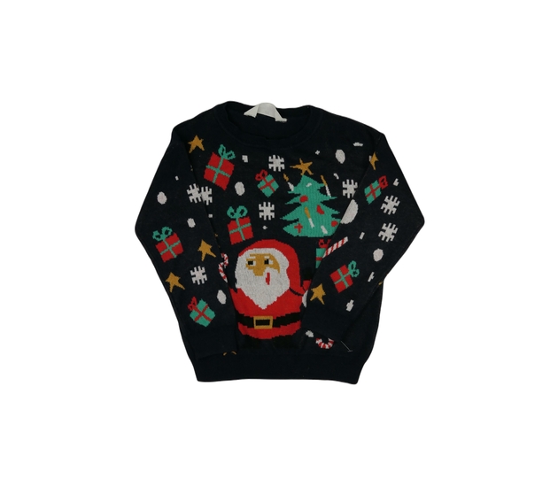 Modrý vánoční svetr H&M