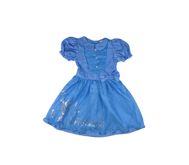 Karnevalové modré šaty 