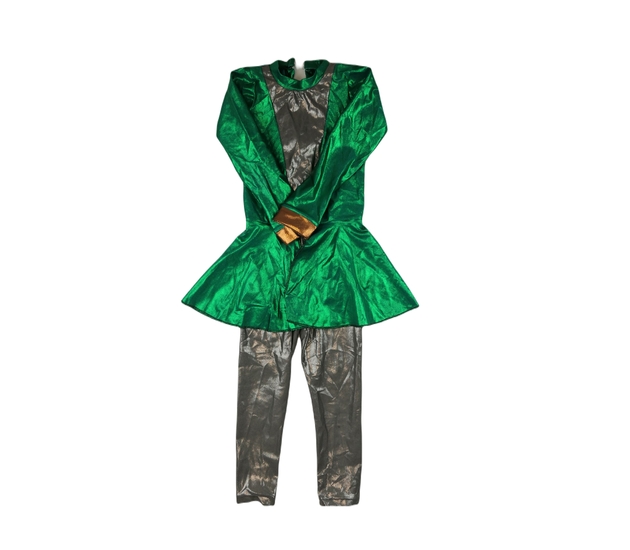 Karnevalový overal šedozelený 