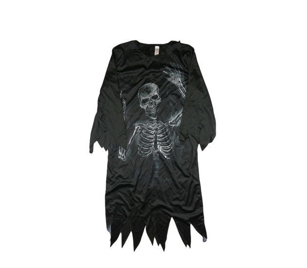 Karnevalový černý hábit kostlivec George